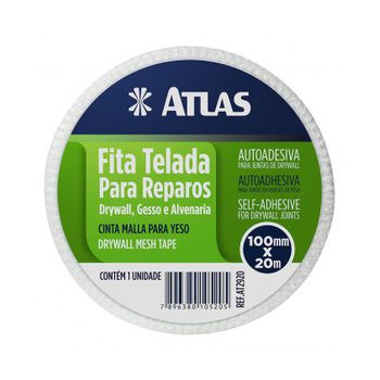 Fita Telada Para Reparos Drywall - Atlas - PinteDecore