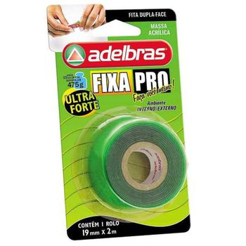Fita Dupla Face Fixa-pró 19mmx2m - Adelbras - PinteDecore