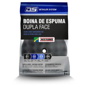 Boina De Espuma Dupla Face Branca/preta 7 - PinteDecore