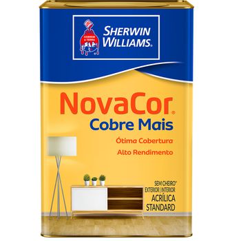 Novacor Acrílico Cobre Mais Fosco 18l - Sherwin Wi... - PinteDecore