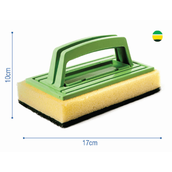 Esponja Limpa Tudo Limpeza Média Verde Maza - PinteDecore