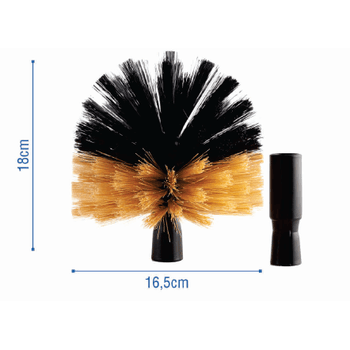 Vassoura Limpa Teto Preta/laranja Maza - PinteDecore