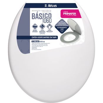 Assento Sanitario Plast. Gelo Pr 1060-2 Atlas - PinteDecore