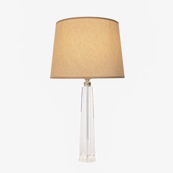 Abajur Classic Cromado / Transparente 1xe27 Bulbo ... - PinteDecore