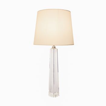 Abajur Classic Cromado / Transparente 1xe27 Bulbo ... - PinteDecore