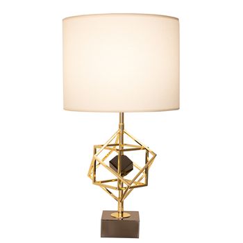 Abajur Veneto Dourado / Preto 1xe27 Bulbo Max 40w ... - PinteDecore