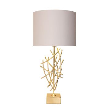 Abajur Veneto Dourado 1xe27 Bulbo Max 40w (somente... - PinteDecore