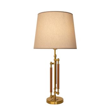 Abajur Veneto Dourado / Marrom 1xe27 Bulbo Max 40w... - PinteDecore
