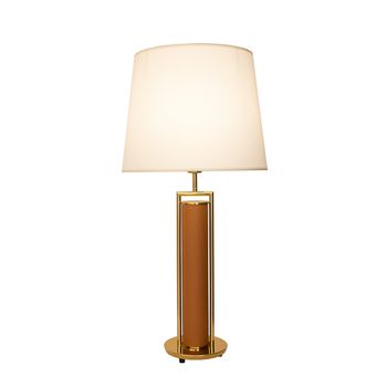 Abajur Veneto Dourado / Marrom 1xe27 Bulbo Max 40w... - PinteDecore
