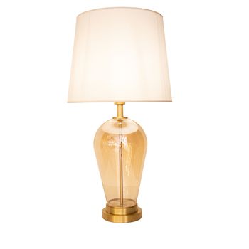 Abajur Veneto Dourado / Champanhe 1xe27 Bulbo Max ... - PinteDecore
