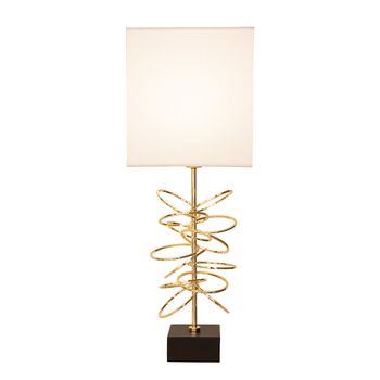 Abajur Veneto Dourado 1xe27 Bulbo Max 40w (somente... - PinteDecore