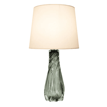 Abajur Murano Cromado / Fume 1xe27 Bulbo Max 40w (... - PinteDecore