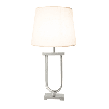 Abajur Tasa Niquel 1xe27 Bulbo Max 40w (somente Ba... - PinteDecore