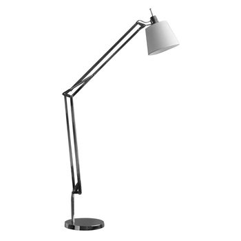 Coluna Scope Cromado / Branco 1xe27 Bulbo Max 40w - PinteDecore