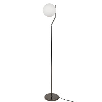 Coluna Viva Cromo Negro / Branco 1xe27 Bolinha Max... - PinteDecore