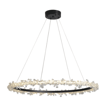Pendente Aster Preto 1xled 37w - PinteDecore