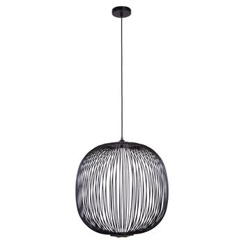Pendente Aral Preto 2xled 4w - PinteDecore