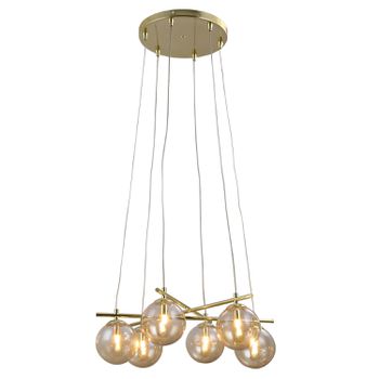Pendente Asta Dourado / Champanhe 6xg9 Max 25w - PinteDecore