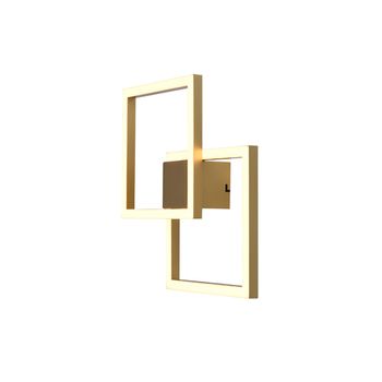 Arandela Tec Dourado 1xled 45w - PinteDecore