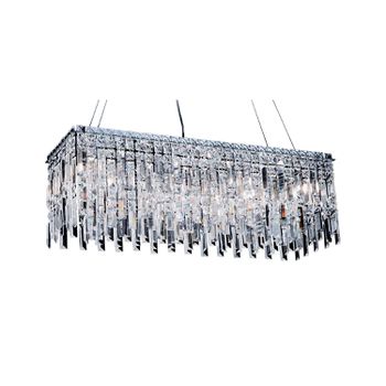 Pendente Charm Cromado / Transparente 11xg9 Max 40 - PinteDecore