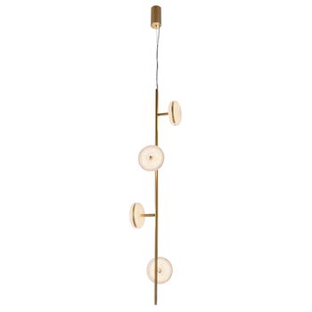 Pendente Dendê Dourado / Fosco 4xled 13w - PinteDecore
