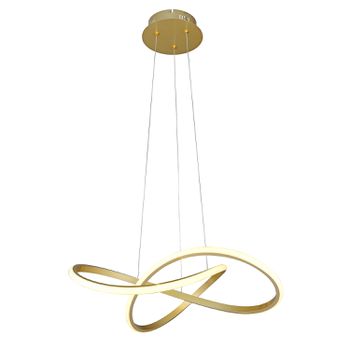 Pendente Fluire Dourado 1xled 30w - PinteDecore
