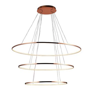 Pendente Birdie Oval Rose Gold 3xled 45w - PinteDecore