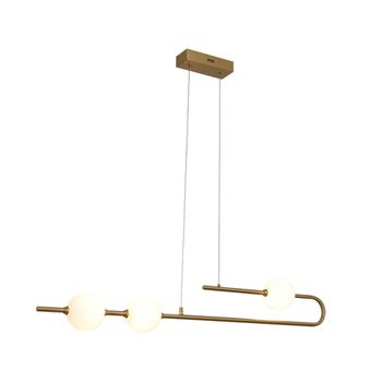 Pendente Candy Dourado 3xled 10w - PinteDecore