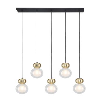 Pendente Guarana Bronze / Preto 5xg9 Max 5w - PinteDecore