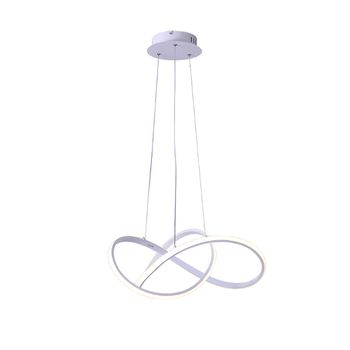 Pendente Fluire Branco / Branco 1xled 30w - PinteDecore