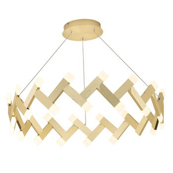 Pendente Sarau Dourado 32xled 1,4w - PinteDecore