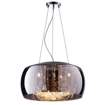 Pendente Soho Cromado / Transparente 9xg9 Max 25w - PinteDecore