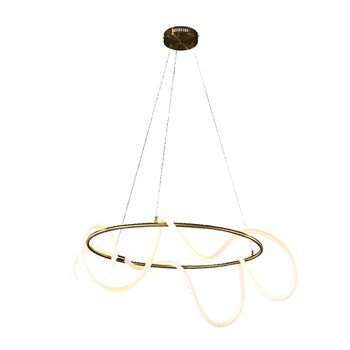 Pendente Mantra Dourado 1xled 45w - PinteDecore