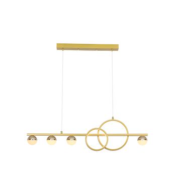 Pendente Píu Dourado 1xled 34w - PinteDecore