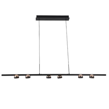 Pendente Oto Preto / Rose Gold 6xled 5w - PinteDecore