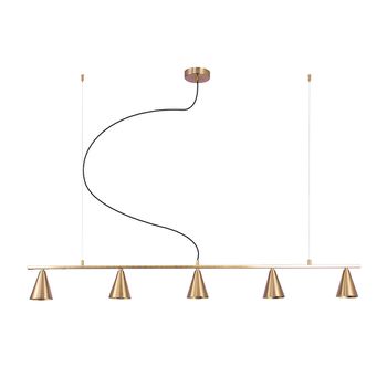 Pendente Titia Dourado 5xg9 Max 7w - PinteDecore