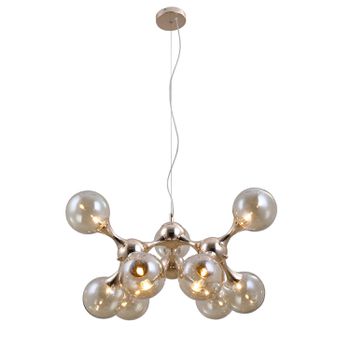 Pendente Mol Dourado / Champanhe 9xg9 Max 25w - PinteDecore