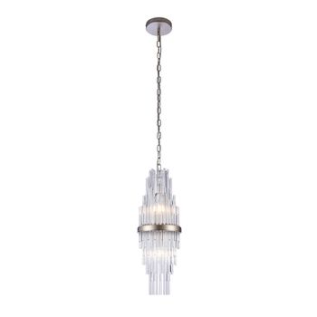 Pendente Sansa Dourado / Transparente 2xe14 Vela M... - PinteDecore