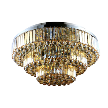 Plafon Dijon Cromado Ambar 13xe14 Vela Max 40w - PinteDecore