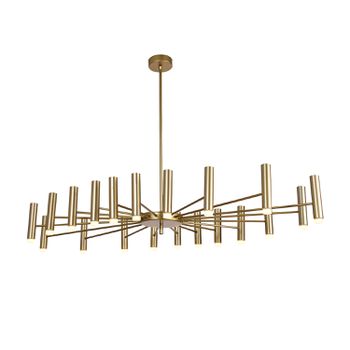 Pendente Vinte Dourado / Branco 20xled 3w - PinteDecore