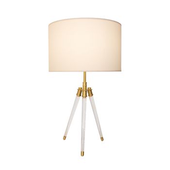 Abajur Veneto Dourado / Transparente 1xe27 Bulbo M... - PinteDecore