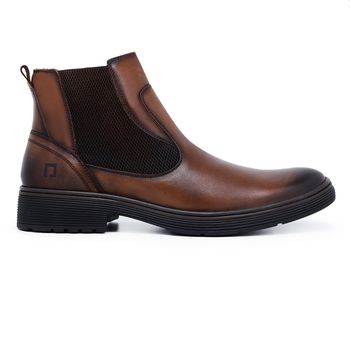 Bota Pipper Airmove Jackson Boots em Couro Napa Soft Havana - VeryComfyShop