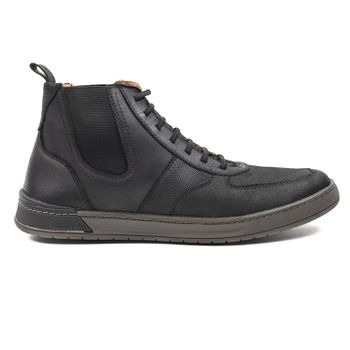 Bota Pipper Airmove em Couro Old London Preto - VeryComfyShop