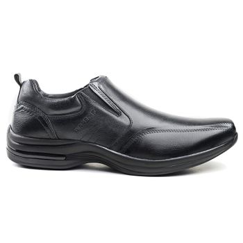 Sapato Social Pipper Airmove em Couro Pelica Preto - VeryComfyShop