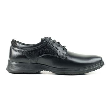 Sapato Social Pipper Emold em Couro Pelica Preto - VeryComfyShop