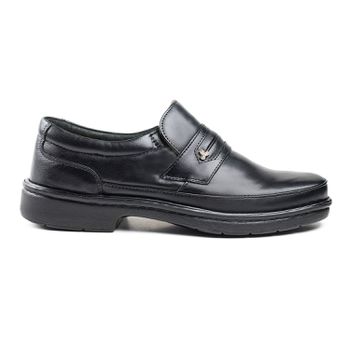 Sapato Social Pipper Antitensor Handmade em Couro Mestiço Preto - VeryComfyShop