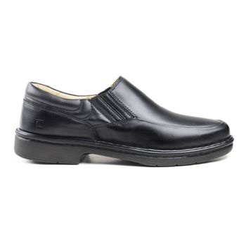 Sapato Social Pipper Antitensor Handmade em couro Mestiço Preto - VeryComfyShop