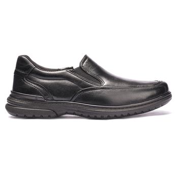 Sapato Social Pipper Go Comfy Em Couro Pelica Preto - VeryComfyShop