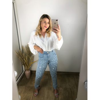 Calça Jeans Strass
