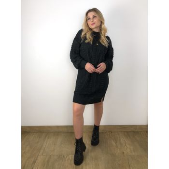 Vestido Tricot Natascha Preto